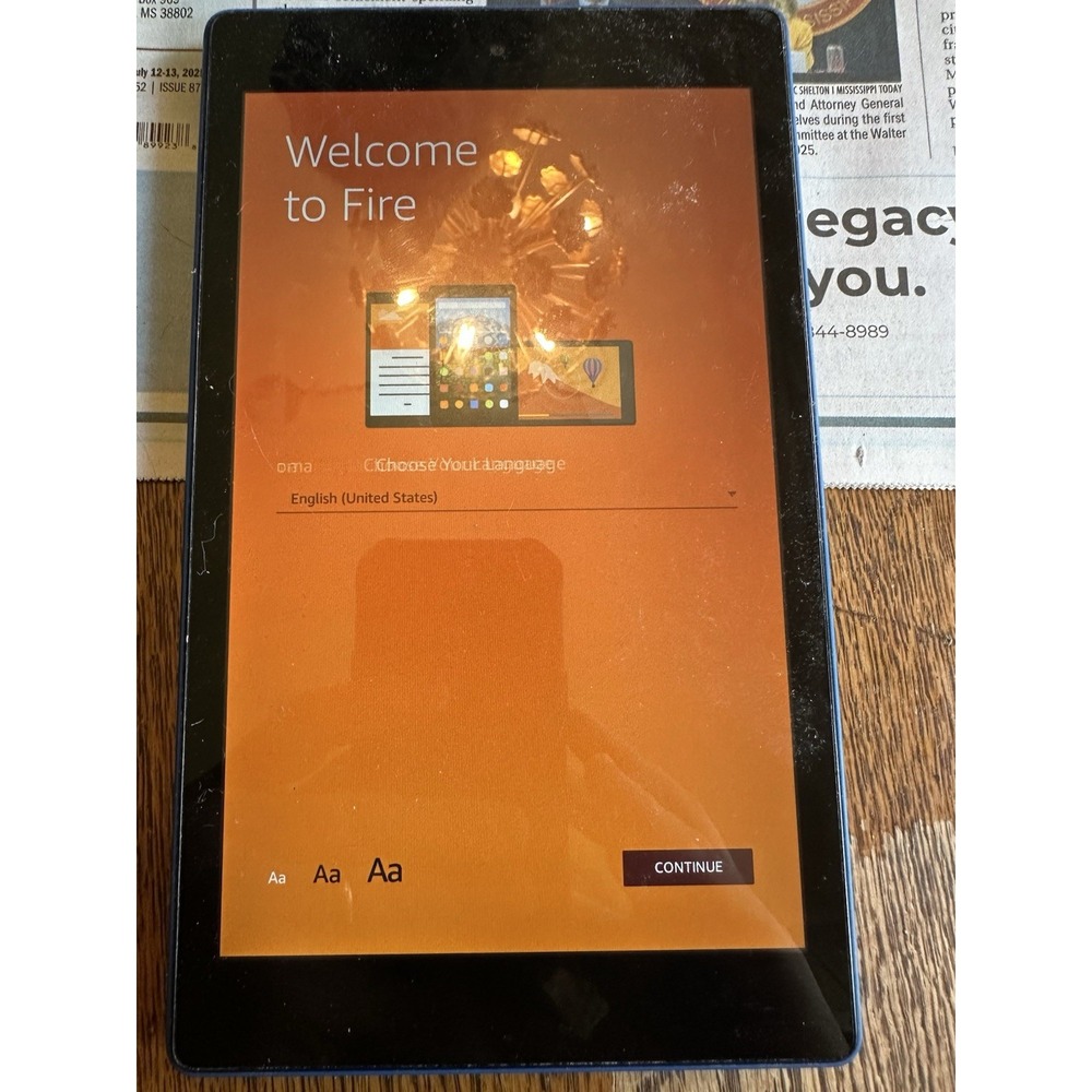 Amazon Fire HD 8 7th Gen | Model SX034QT | 16GB | 8in | TESTED